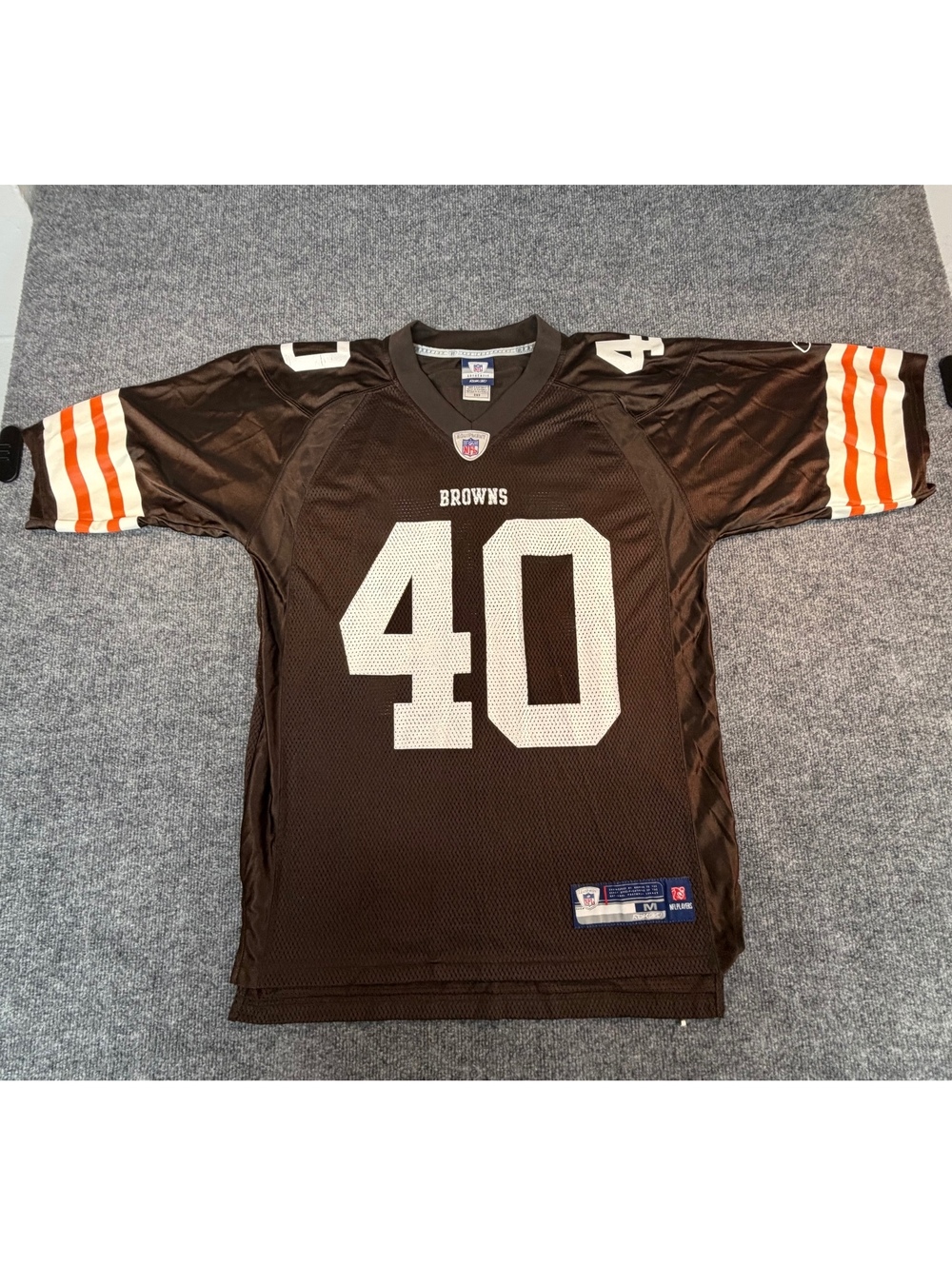 Reebok Cleveland Browns Peyton Hillis #40 Jersey Mens Med NFL Football